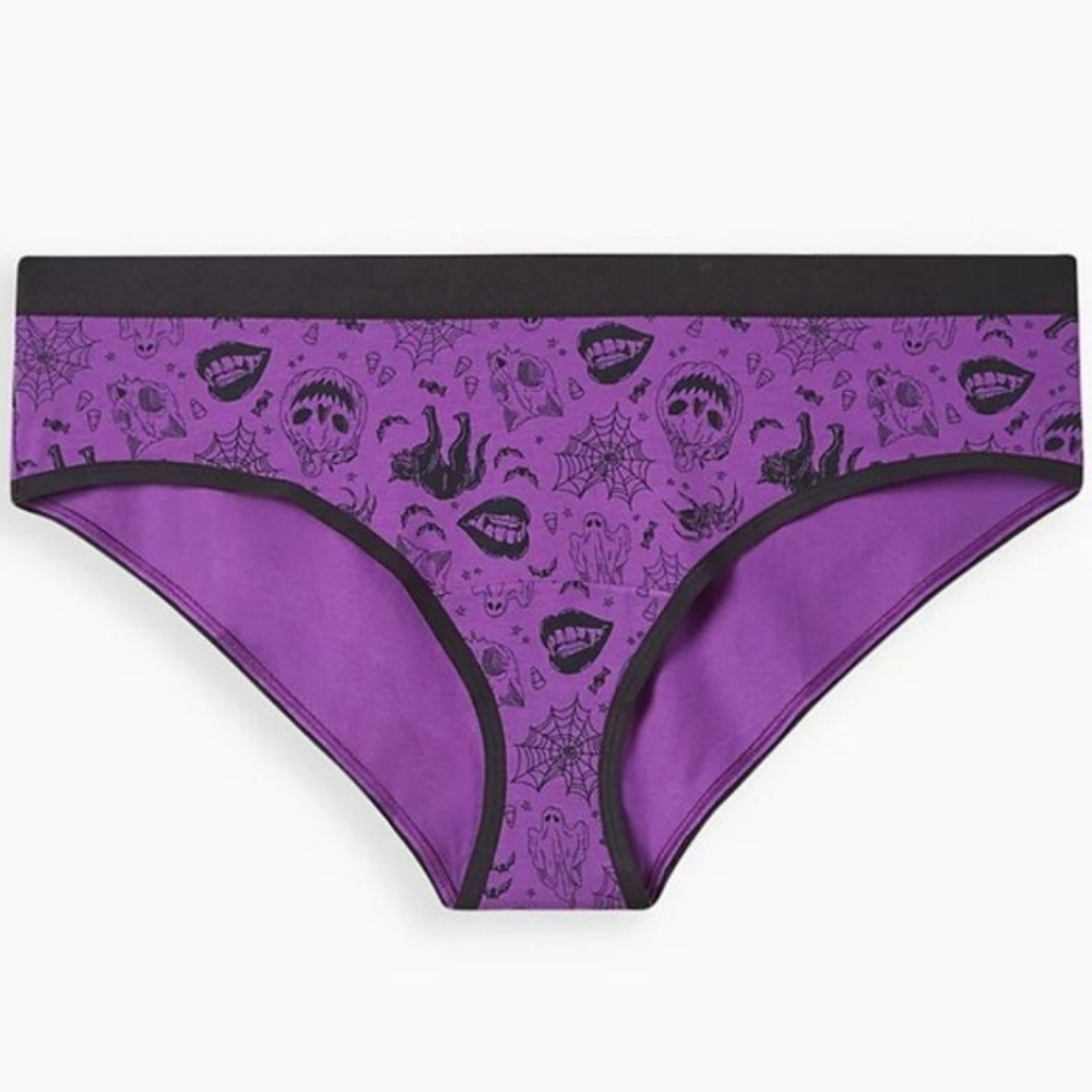 ❤️NWT TORRID FANG CAT PUMPKINS MONSTER HALLOWEEN PANTY PANTIES - SIZE 4X